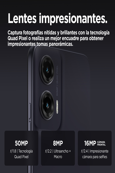 Motorola Solutions XT2433-5 Moto G35 Dual Sim - Midnight Black - 128 GB - 5,000 mAh - PB3K0033IT