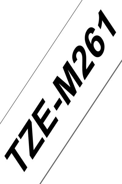 Autocollant mat Brother TZe-M261