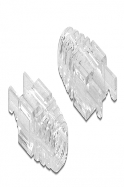 Delock Nätverkskabelskydd - transparent (20-pack) - 86471