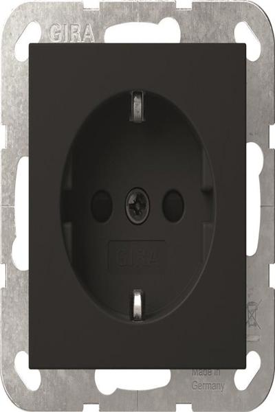 Prise GIRA SCHUKO 4453005 STK SH System 55 sw w