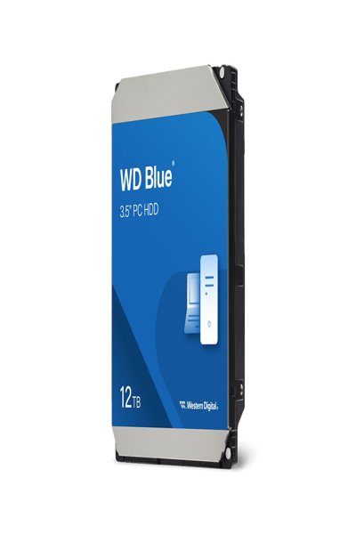 WD HDD Desktop Blue 12TB 3.5 SATA 512MB - Hdd - Serial ATA