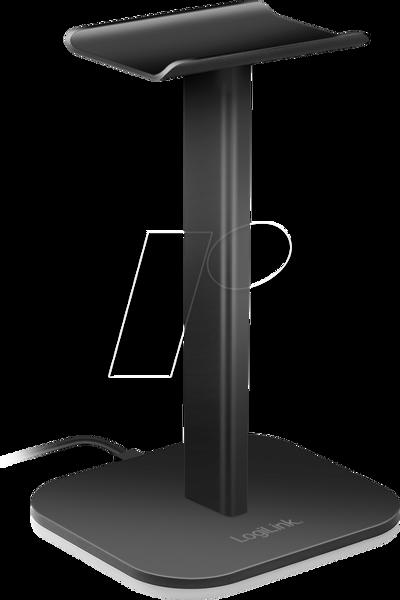 LOGILINK AA0186 HEADPHONE STAND RGB BLACK - AA0186