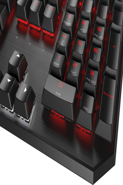 HP OMEN by Sequencer Keyboard: Full-size, Wired, Mechanical, Black - 2VN99AA