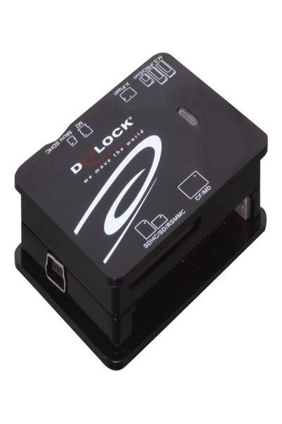 Delock USB 2.0-kortläsare allt-i-1 - 91471