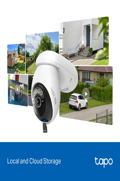 TP-LINK Tapo Solar-Powered Pan Tilt Outdoor Camera Kit - TAPO C660 KIT