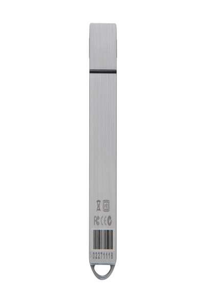 Kingston IronKey 8GB Basic S1000 Encrypted USB 3.0 FIPS 140-2 Level 3 - 8 GB - USB Type-A - 3.2 Gen 1 (3.1 Gen 1) - 180 MB/s - Cap - Silver - IKS1000B/8GB
