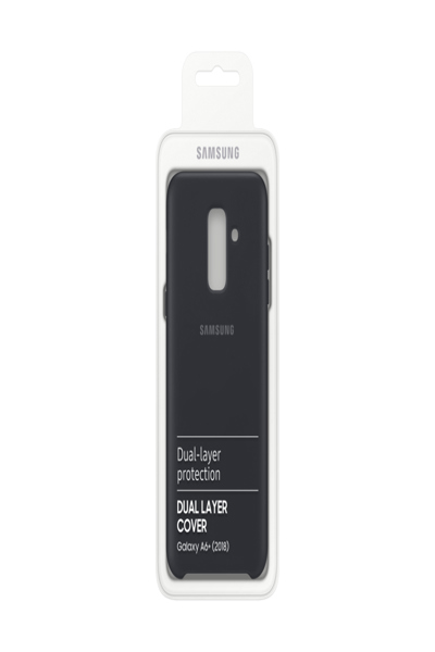 Samsung EF-PA605 - Cover - Samsung - Galaxy A6+ - 15.2 cm (6") - Black - EF-PA605CBEGWW