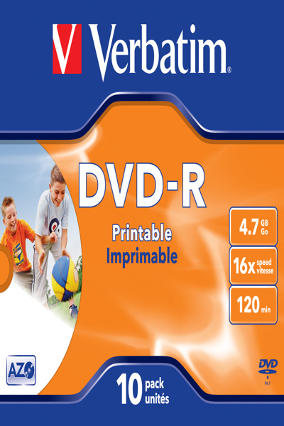 Verbatim 10 x DVD-R - 4.7 GB 16x - 43521