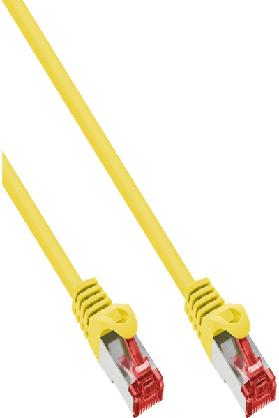 Câble de raccordement en ligne S/FTP PiMF Cat.6 250 MHz PVC cuivre jaune 50 m