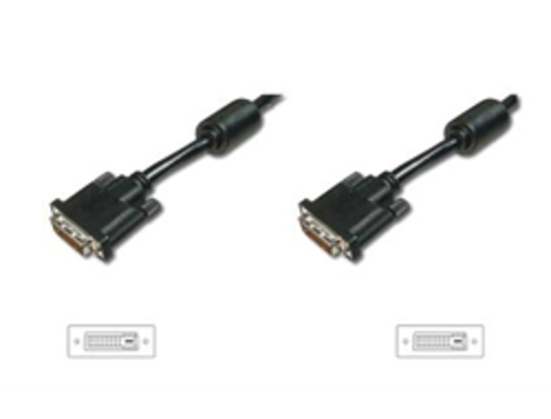 DIGITUS DVI Dual Link VGA-kabel 5m - AK-320101-050-S