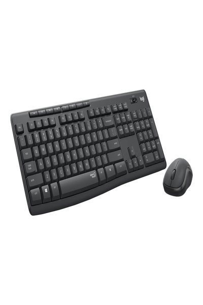 Logitech MK295 Silent Wireless Combo - Full-size (100%) - Wireless - RF Wireless - AZERTY - Graphite - Mouse included - 920-009803