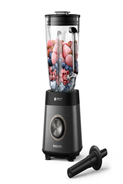 Philips 5000 series HR3040/00, Tabletop blender, 2 L, Pulse function, Ice crushing, 1200 W, Black - HR3040/00