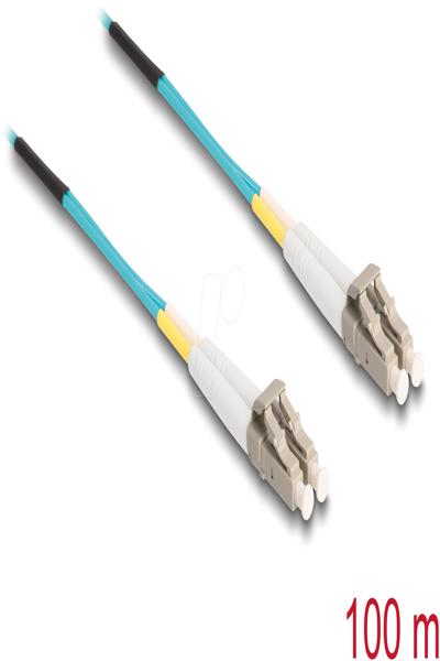 Delock Fiber optic cable LC Duplex to Multimode OM3 - Cable - Multimode fiber - 80153