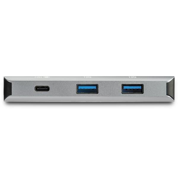 4 Port USB C Hub to 3x USB-A 1x USB-C - 10Gbps USB 3.1 Gen 2 Type C Hub - 100W Power Delivery Passthrough Charging - Portable Hub 4 porte USB - HB31C3A1CPD3