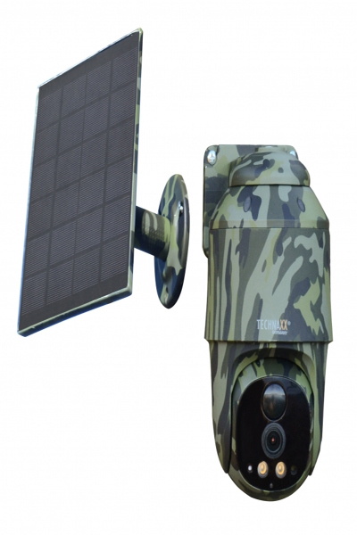 Technaxx ÃƒÅ“berwachungsset PT Dome TX-290 mit Solarmodul - Network Camera