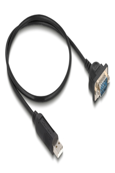 Delock USB RS-232 Adapter 2.0 to D-Sub 9 Plug compact - 66470