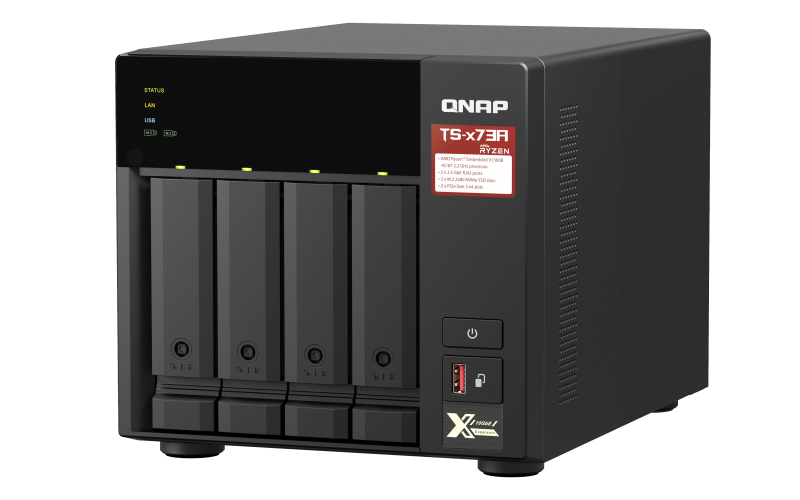 QNAP TS-473A-8G NAS AMD Ryzen Embedded V1500B 8GB - TS-473A-8G