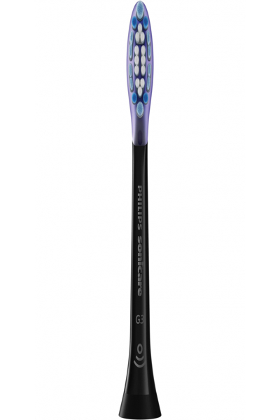 Philips Sonicare G3 Premium Gum Care HX9052/33 2x Interchangeable sonic toothbrush heads - 2 pc(s) - Black - Soft - Rubber - 2 Series plaque control 2 Series plaque defense 3 Series gum health DiamondClean DiamondClean... - HX9052/33