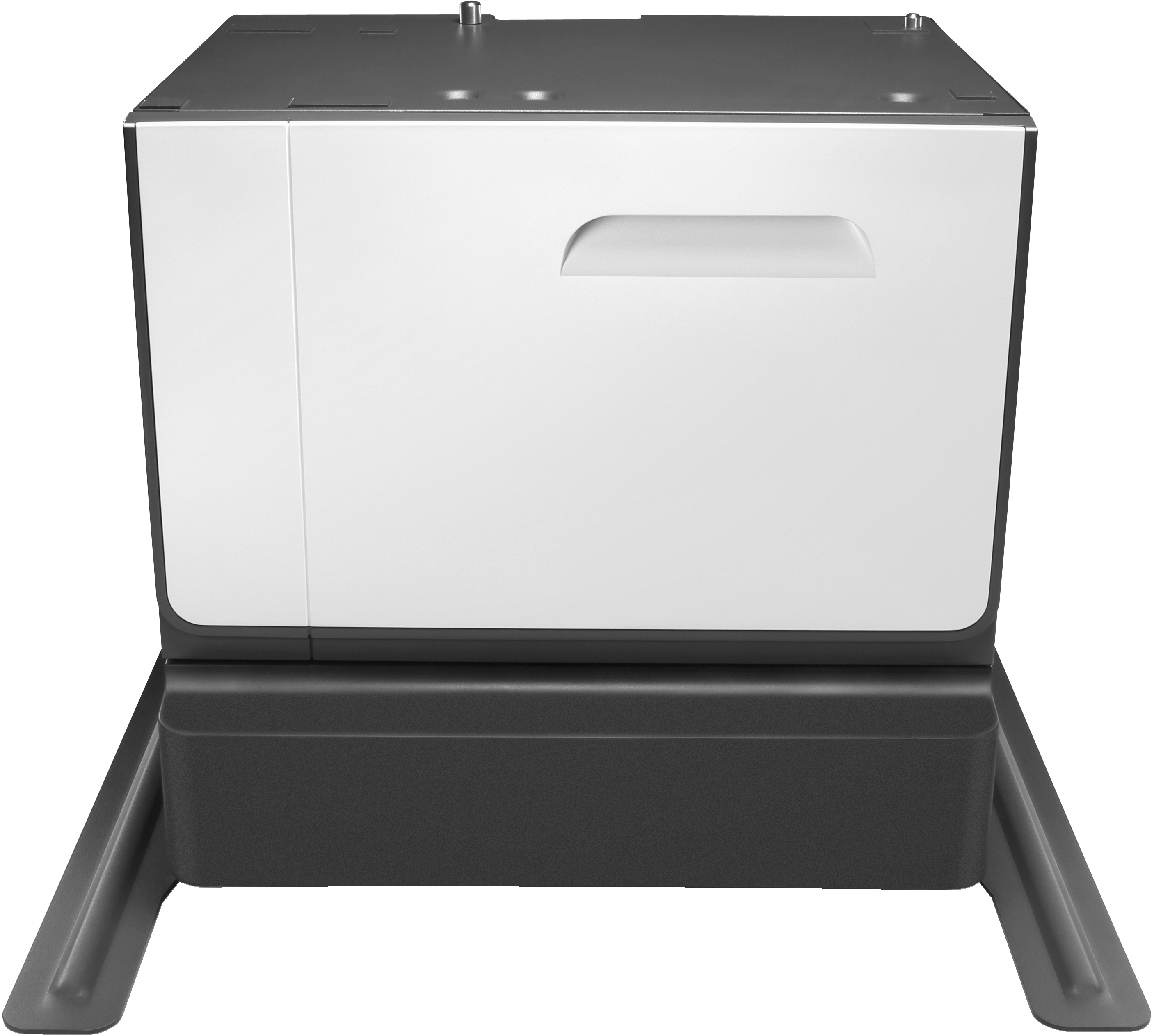 Armoire et support pour imprimante HP PageWide Enterprise, noir et gris