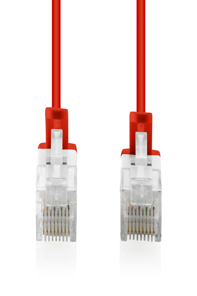 DIGITUS Cat 6 U-UTP Slim Patch Cable - Cable - Network - DK-1618-003S-R