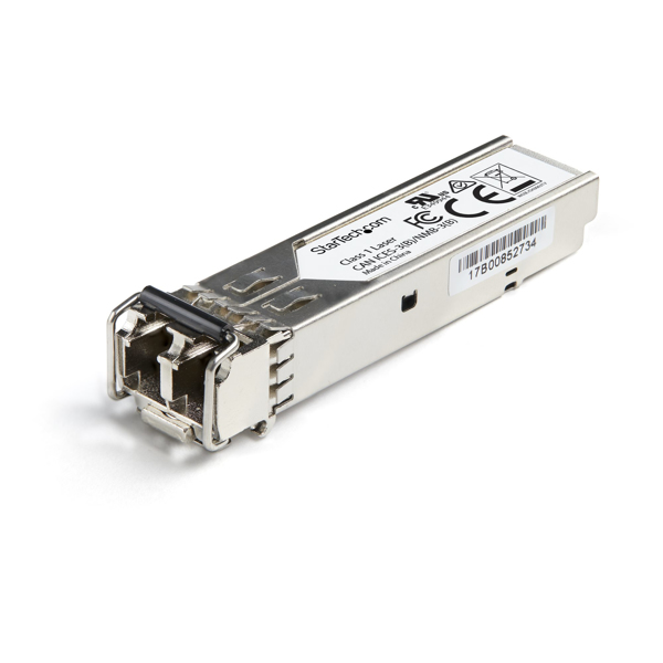StarTech.com SFP1GSXEMCST Transceiver Modul (SFP Module, 1000Base-SX Dell EMC kompatibel, Glasfaser, 850nm, LC Multimode mit DDM) - SFP (Mini-GBIC)-Transceiver-Modul (gleichwertig mit: Dell EMC SFP-1G-SX) - GigE - 1000Base-SX - LC Multi-Mode - 850 nm (SFP1GSXEMCS - SFP1GSXEMCST