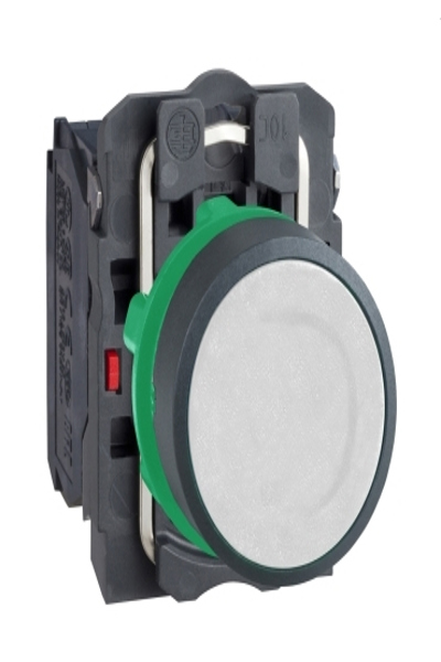 Schneider Electric XB5 - Bouton - Blanc - XB5 - IP66 - IK03 - Classe II