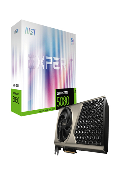 MSI GEFORCE RTX 5080 EXPERT OC GRAPHICS CARD - GEFORCE RTX 5080 16G EXPERT OC