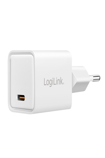 LogiLink PA0355 - USB-Ladegeraet 20 W 5-12 V 1x USB-C PD+QC 3.0 GaN weiÃƒÅ¸ - PA0355