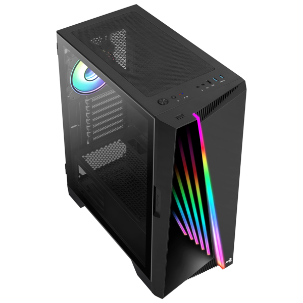 MID TOWER E-ATX AEROCOOL MIRAGE V1 RGB CASE WITH GLASS PANEL - ACCM-PB25013.11