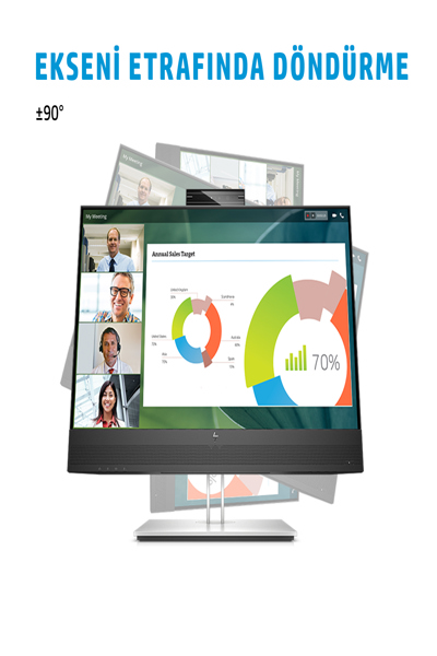 HP E24MV G4 Conferencing Monitor: 24-inch (60.5 cm) conferencing monitor. - 169L0E9#ABU