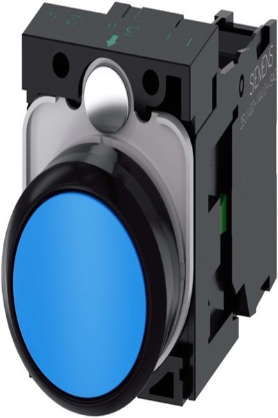 Siemens 3SU1100-0AB50-1B Push Button 1NO