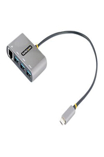 StarTech.com 3-portars USB-C-hubb med Gigabit Ethernet - HB30C3A1GEA2