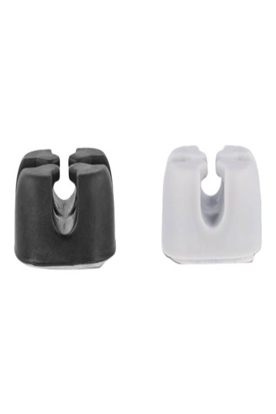 Delock Cable holder kit - desk mountable, surface mountable, wall mountable - 18405