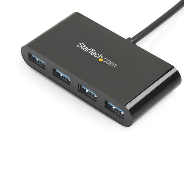 StarTech 4 Port USB 3.0 Hub USB-C to 4x USB-A - HB30C4AB