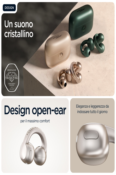 MOTOROLA MOTO BUDS LOOP SWAROVSKI WIRELESS HEADPHONES - PG38C07172