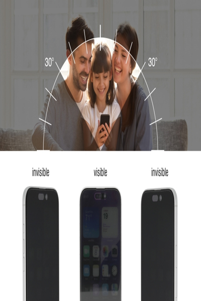 Delock Screen Protector iPhone 16 Privacy Tempered Glass Anti Spy - 81281