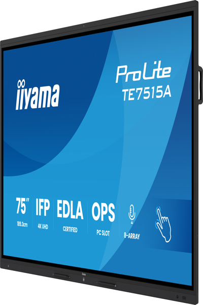 Iiyama 75"W IFP 40-Points Bonded DeepContrast - TE7515A-B1AG