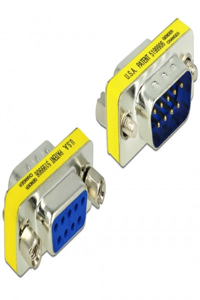 Protecteur de port Delock - DB-9 (M) vers DB-9 (F)