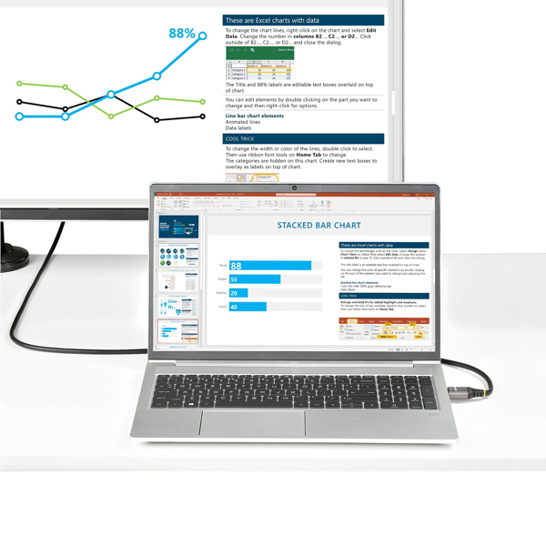 20in (0.5m) Premium Certified HDMI 2.0 Cable with Ethernet, High-Speed Ultra ... - HDMMV50CM