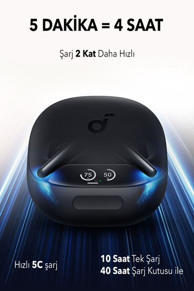 ANKER INNOVATIONS SOUNDCORE LIBERTY 4 PRO BLACK HEADPHONES - A3954G11