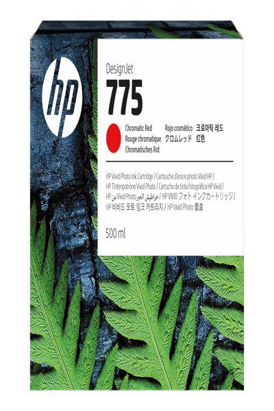 HP 775 500-ml Chromatic Red Ink Cartridge: Standard Yield, Single Pack