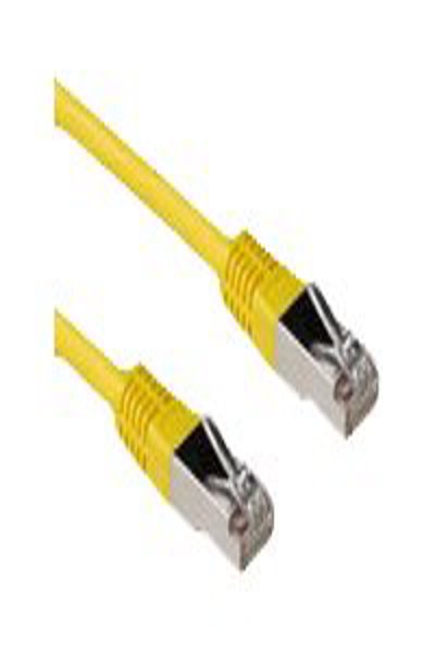 ACT Yellow 1 meter LSZH SFTP CAT6A patch cable with RJ45 connectors - 1 m - Cat6a - S/FTP (S-STP) - RJ-45 - RJ-45 - Yellow