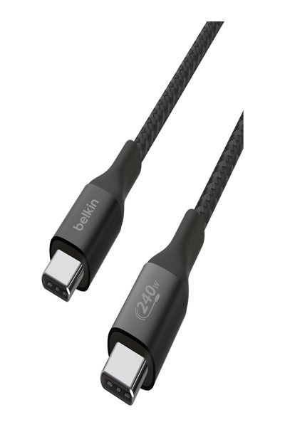 Belkin BOOST CHARGE 240W Câble USB-C 1m - Charge rapide noir
