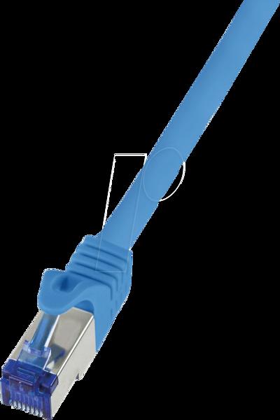 LogiLink C6A036S - 1 m - Cat6a - S/FTP (S-STP) - RJ-45 - RJ-45 - Blue