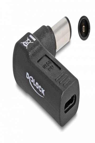 Delock Power adapter - 24 pin USB-C (F) to DC jack 7.4 x 5 mm (M) - 60005