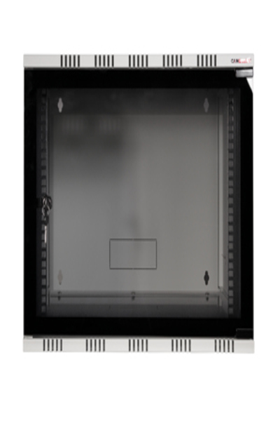 LogiLink W15A54B - Wall mounted rack - 15U - 50 kg - Key lock - Black - W15A54B