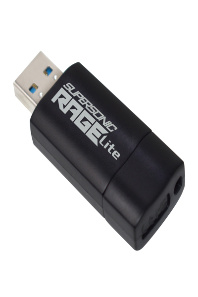 PATRIOT-minne RAGE LITE, 512 GB, USB Typ-A, 3.2 Gen 1 (3.1 Gen 1), 120 MB/s, Slide, Svart - PEF512GRLB32U