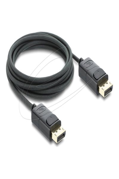 Delock Coaxial DisplayPort Cable 8K 60 Hz with Braided Sheath - Cable - Digital/Display/Video - 81674
