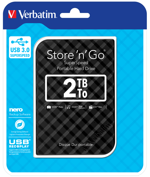 Verbatim Store 'n' Go Portable 2TB - 53195