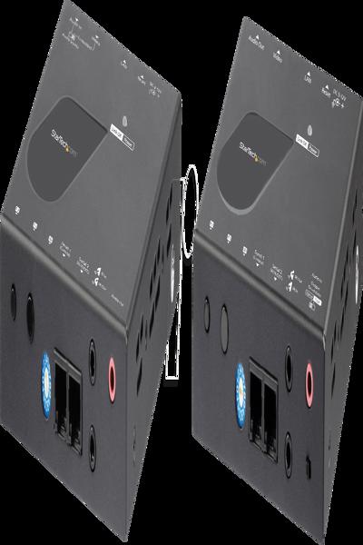StarTech.com HDMI over IP Extender Kit with Video Wall Support - 1080p - 1920 x 1080 pixels - AV transmitter & receiver - 100 m - Black - ST12MHDLAN2K